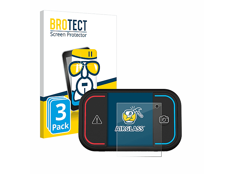 BROTECT 3x Airglass klare Schutzfolie(für Saphe Drive Mini)