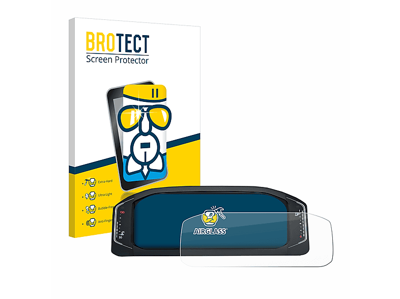 BROTECT Airglass klare Schutzfolie(für Volkswagen Active Info Display T-Roc)