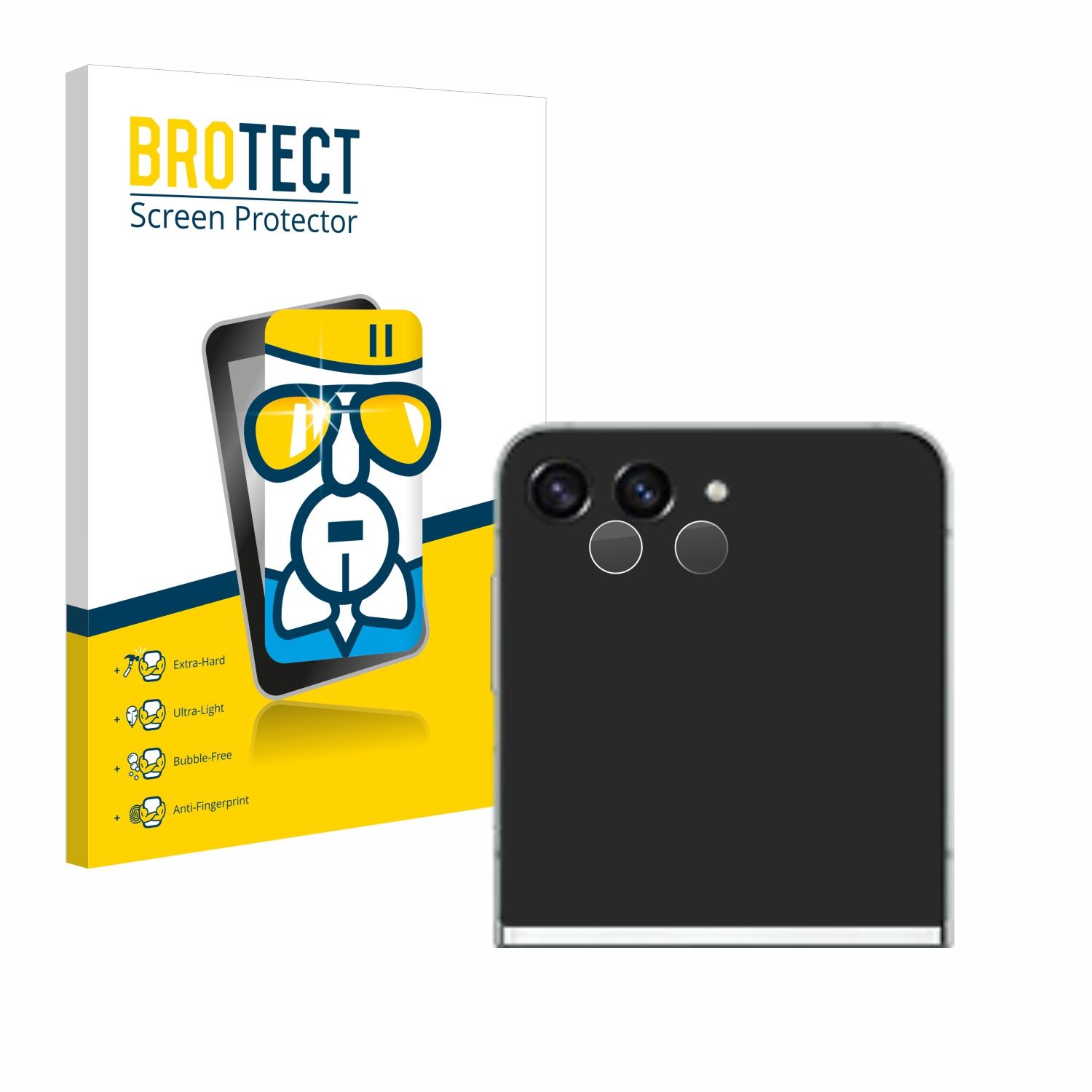 Galaxy BROTECT klare Z 5) Schutzfolie(für Samsung Airglass Flip