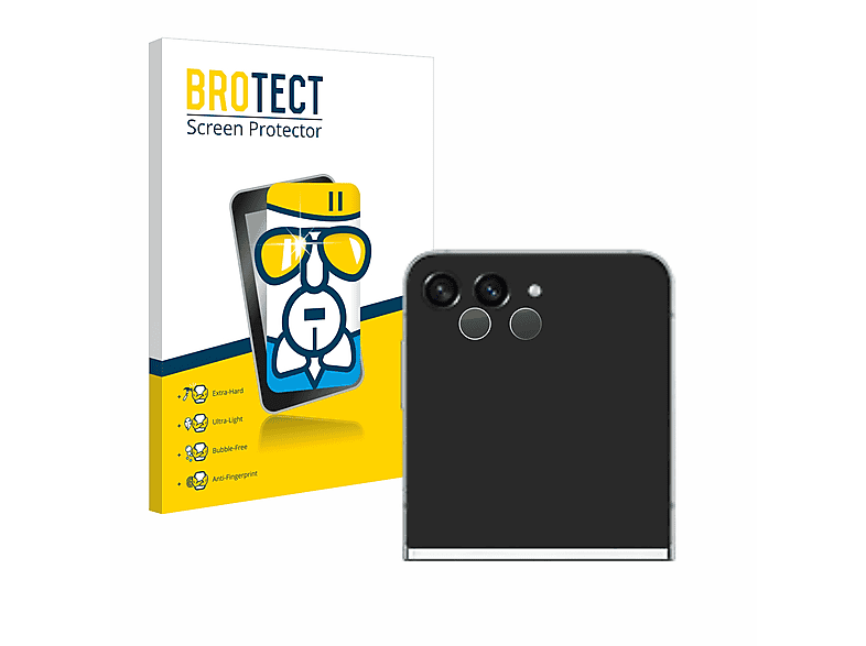Galaxy BROTECT klare Z 5) Schutzfolie(für Samsung Airglass Flip