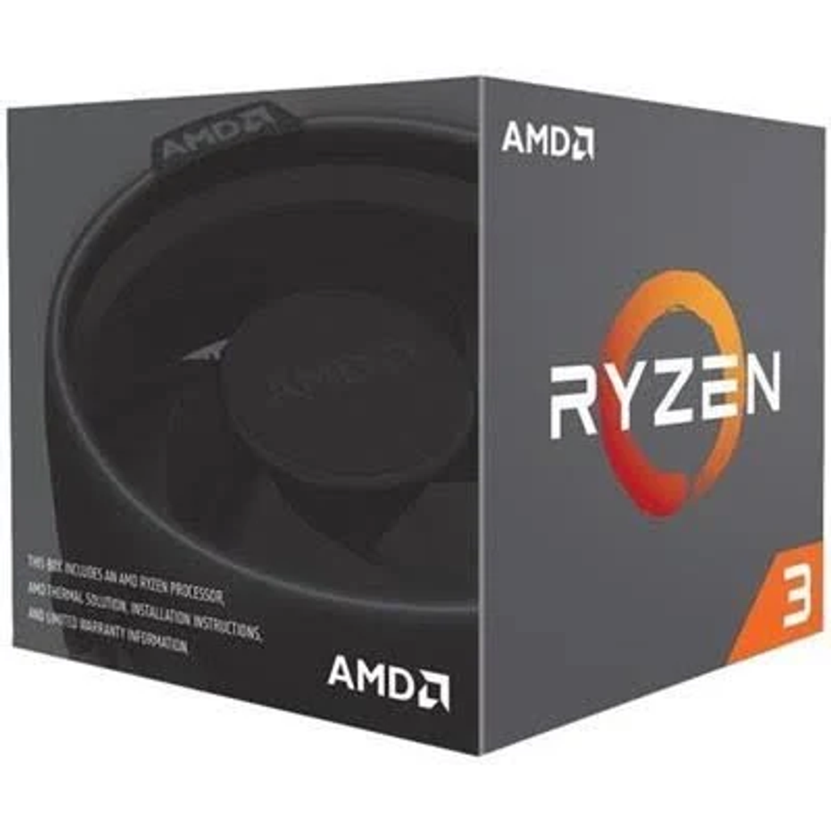 Mehrfarbig AMD 3200G Boxed-Kühler, mit Prozessor