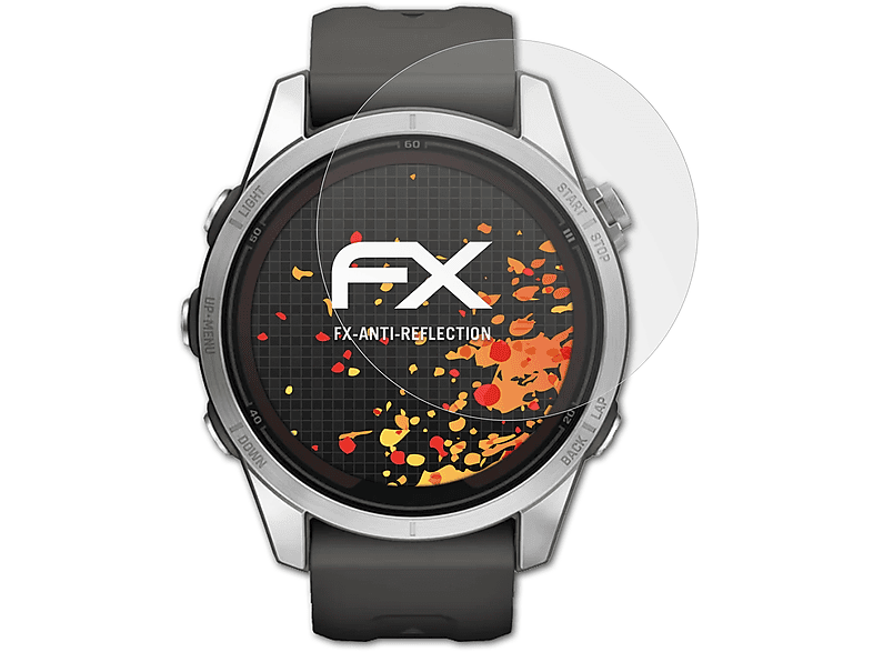 Pro 3x FX-Antireflex 7S Fenix mm)) ATFOLIX (42 Displayschutz(für Garmin