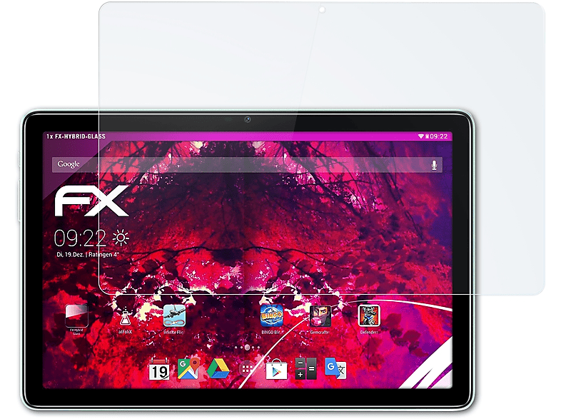 ATFOLIX FX-Hybrid-Glass Schutzglas(für T10S) Doogee