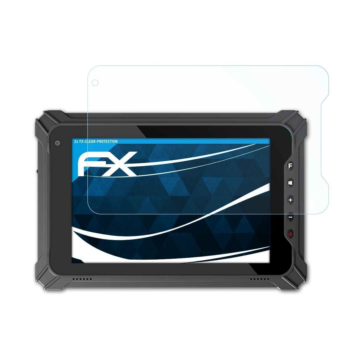 ATFOLIX 2x FX-Clear Displayschutz(für Emdoor EM-I87J)