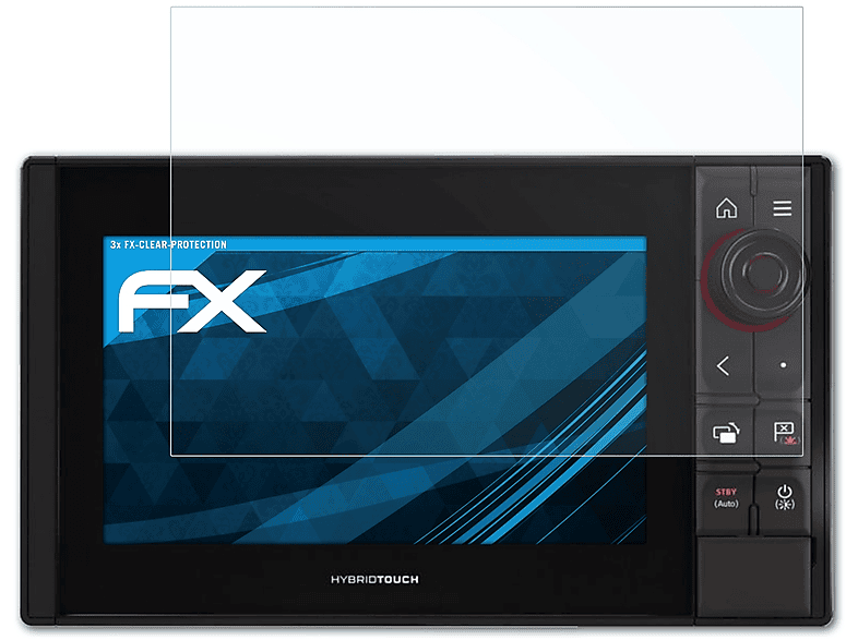 ATFOLIX 3x FX-Clear Displayschutz(für Raymarine 9) Pro Axiom