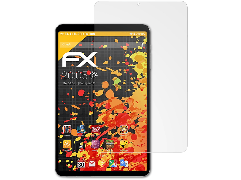 ATFOLIX 2x FX-Antireflex Displayschutz(für Alldocube iPlay 50 Mini Pro)