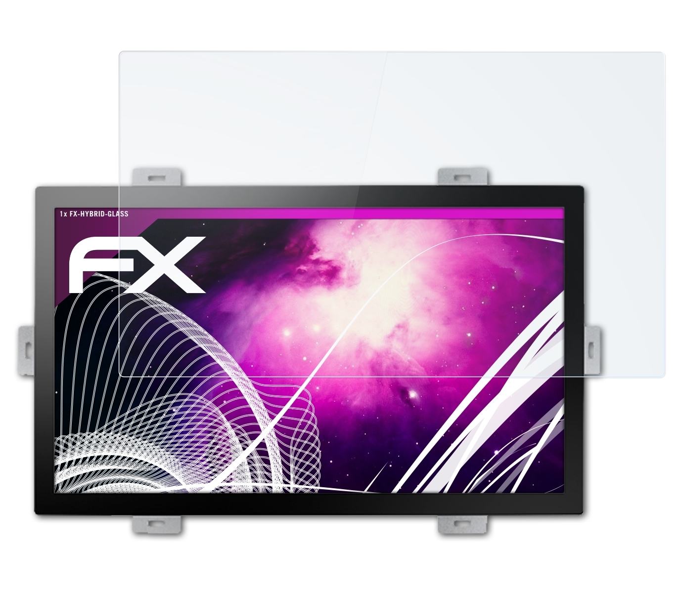 ATFOLIX FX-Hybrid-Glass Advantech UTC-220F) Schutzglas(für