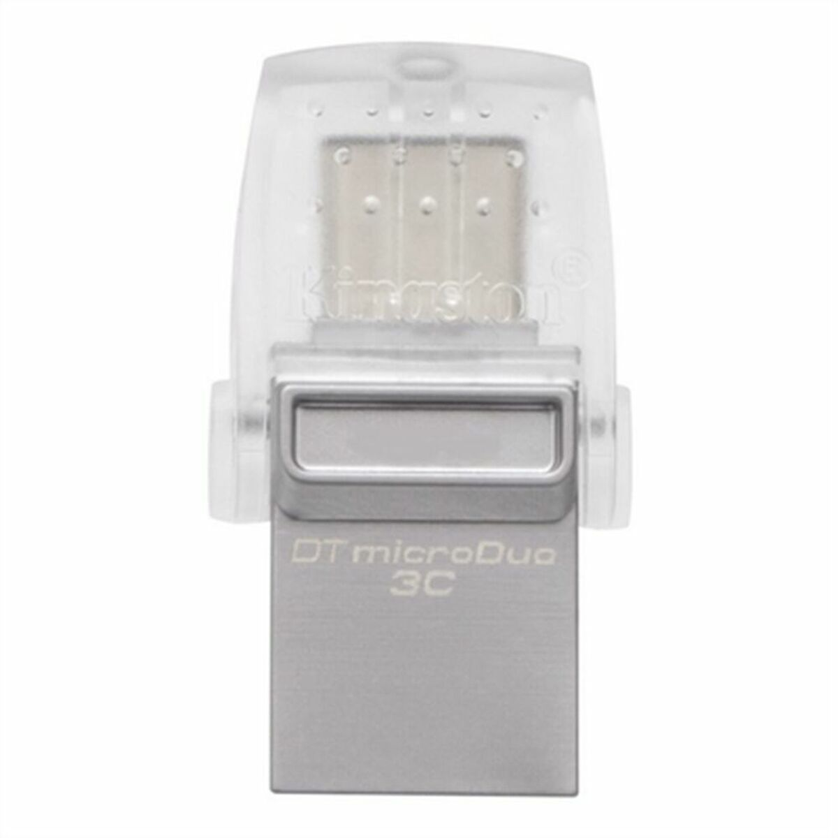 KINGSTON DT MicroDuo 3C 64 GB) USB-Flash-Laufwerk (violett/transparent