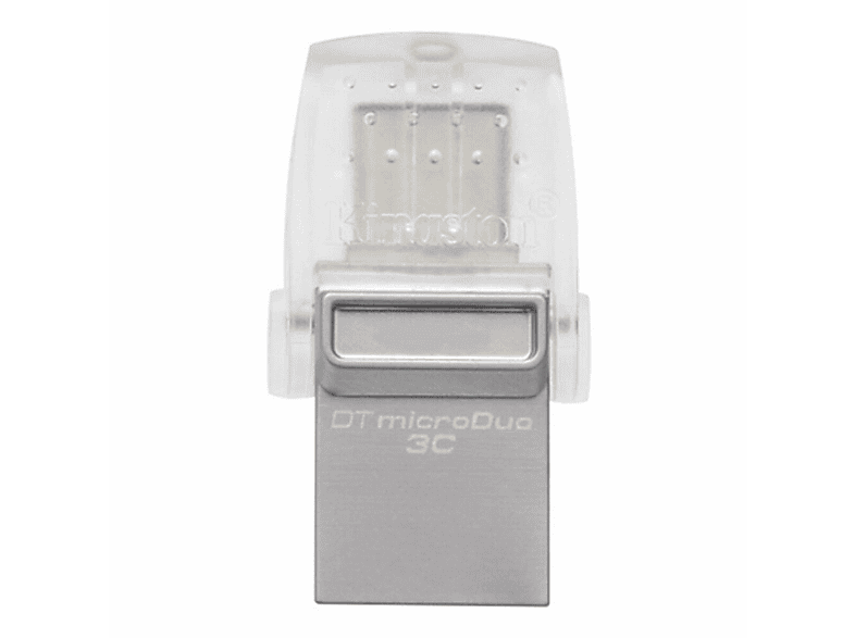KINGSTON DT MicroDuo 3C USB-Flash-Laufwerk (violett/transparent, 64 GB)