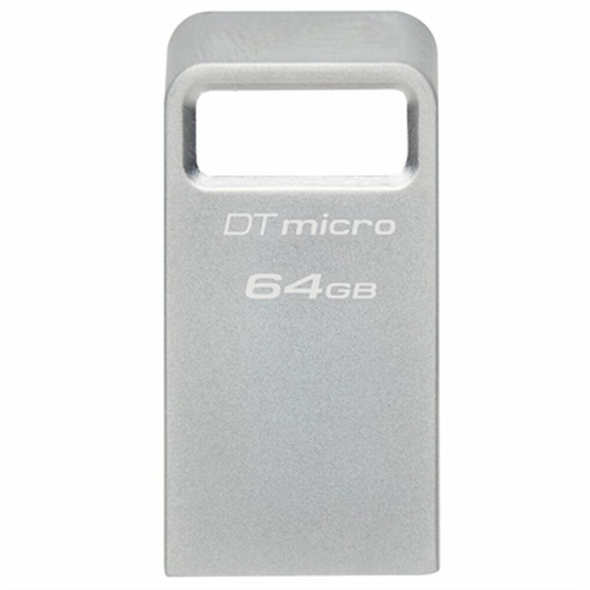 Gen GB) (silber, Kingston 64 DataTraveler Gen KINGSTON USB-Flash-Laufwerk 1 Micro Technology Typ-A GB 1) 64 USB-Stick 3.2 (3.1 Silber USB