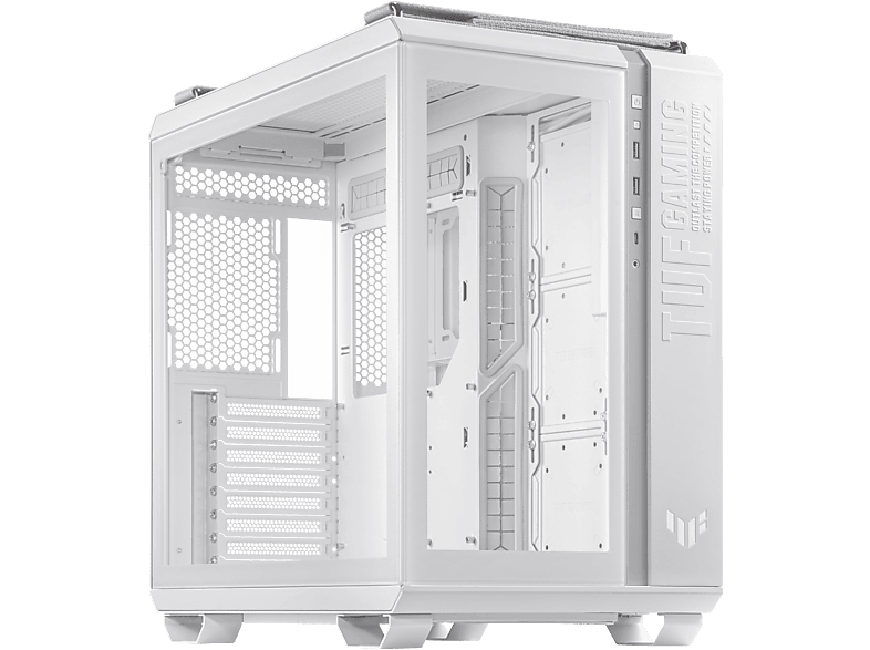 ASUS HOUSING, Case Edition GT502 weiß / CHASSIS Tempered White PC Glas
