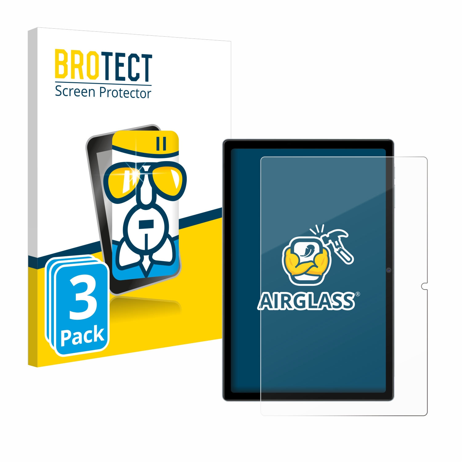 BROTECT 3x Airglass 15 Pro klare Blackview Tab 10.5\