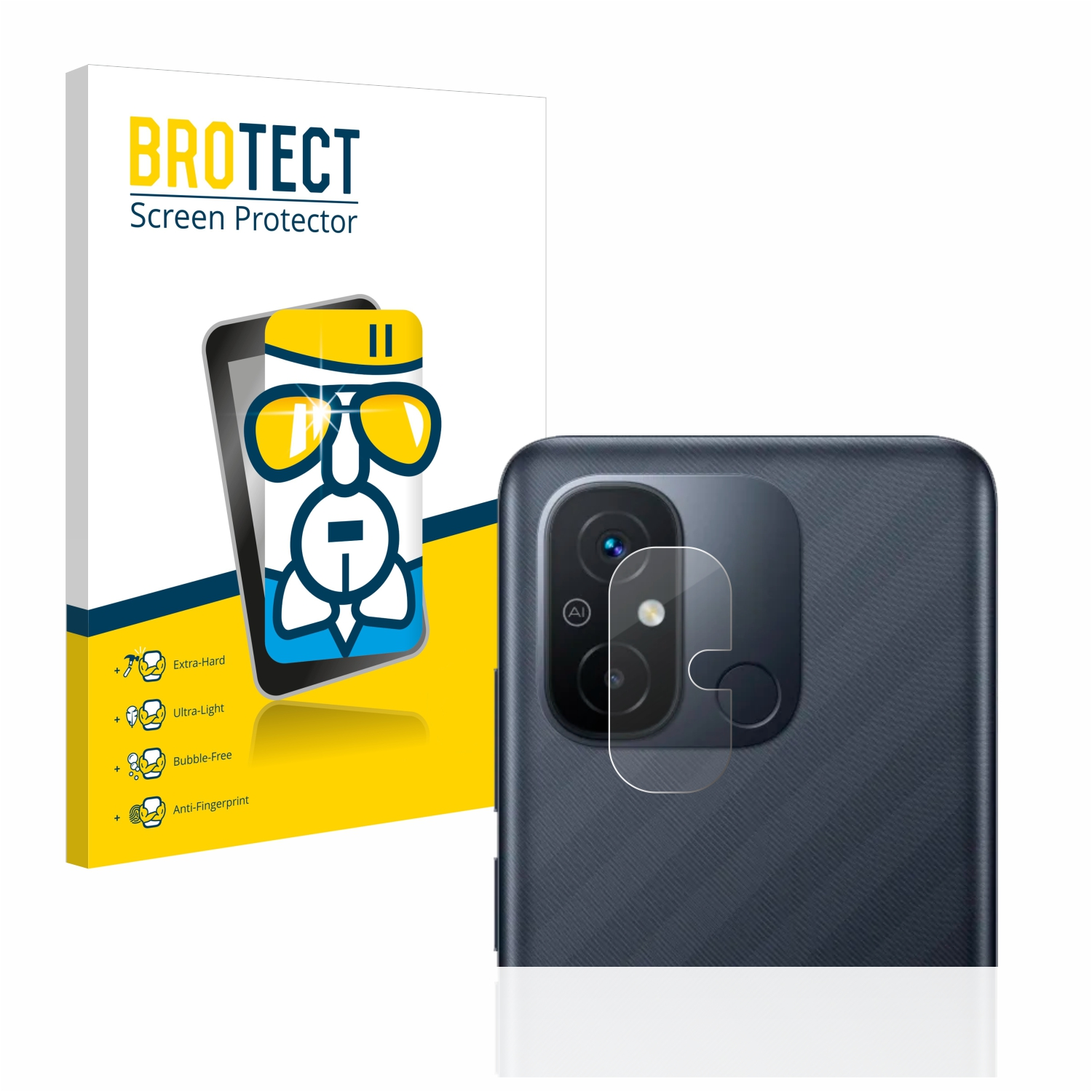 BROTECT Airglass klare Schutzfolie(für Redmi Xiaomi 12C)