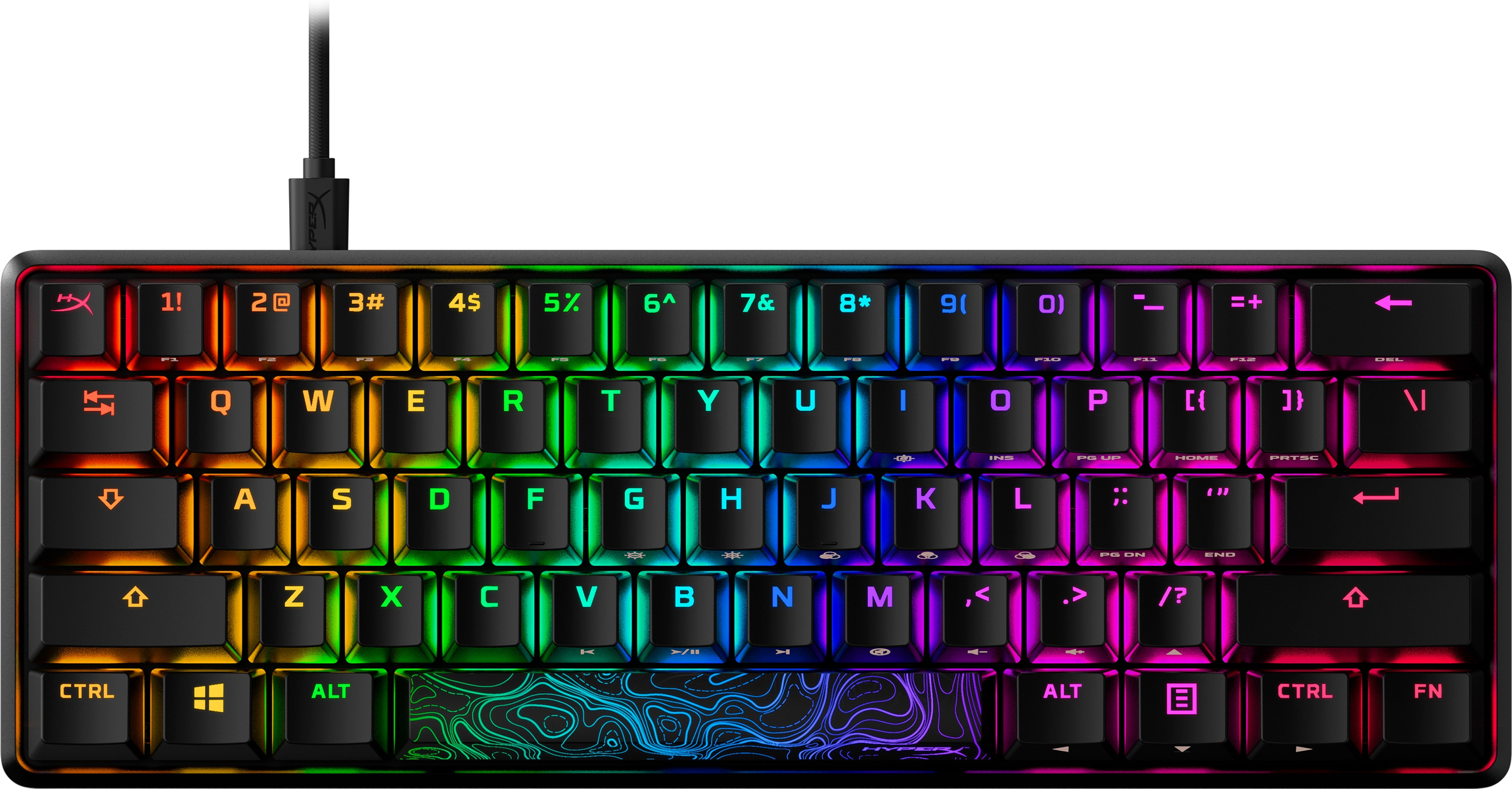 HYPERX 4P5N4AA#ABA ALLOY ORIGINS 60, Tastatur, Mechanisch, Sonstiges