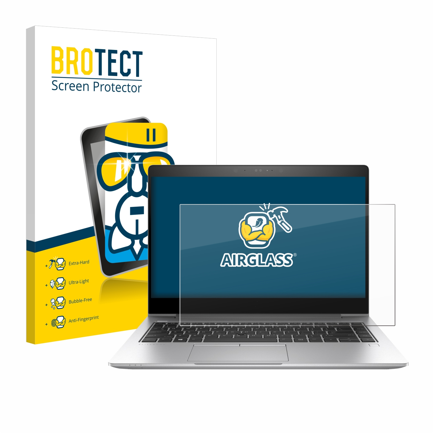 BROTECT Airglass klare Schutzfolie(für HP EliteBook 840 G6)