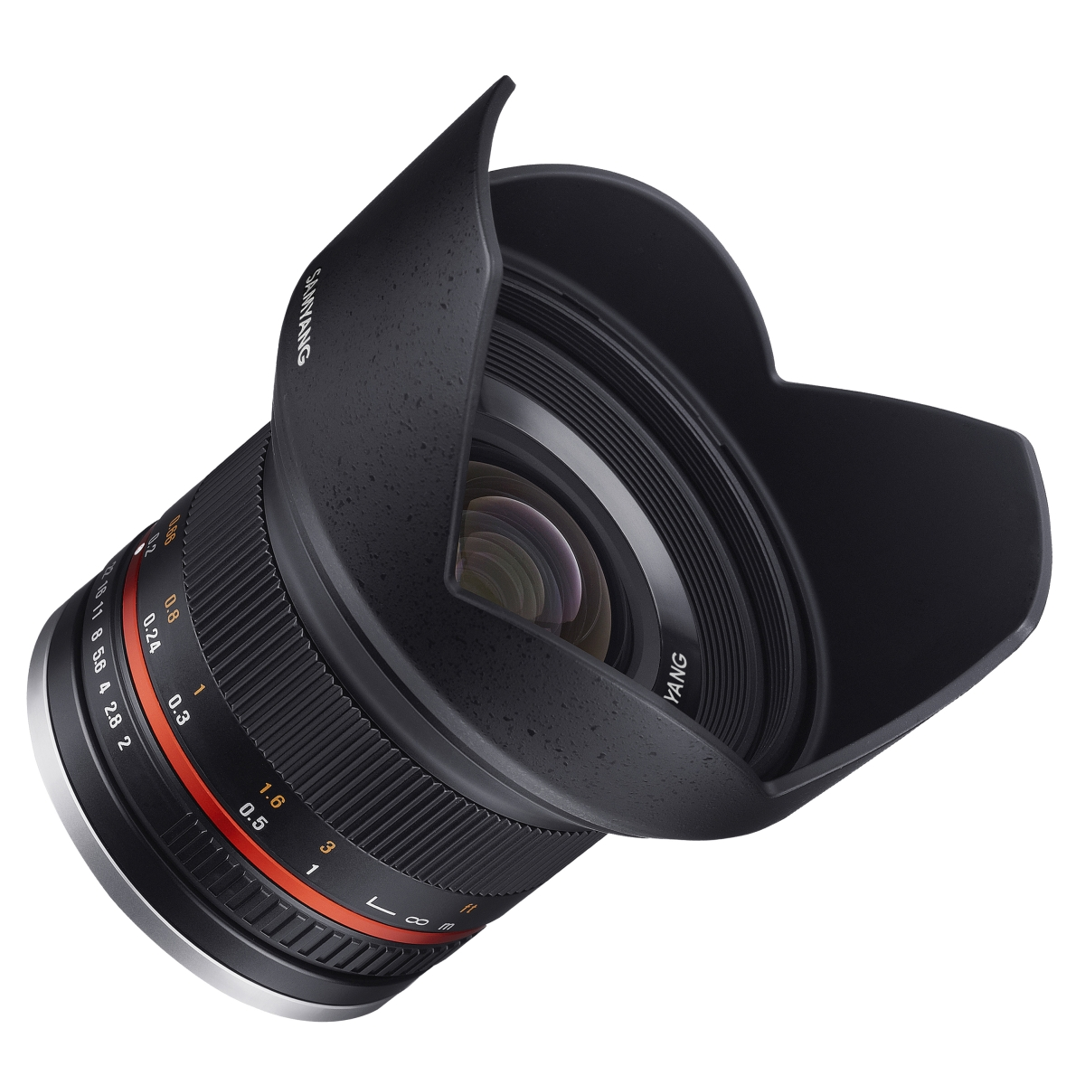 SAMYANG 21576 F 2/12 NCS - SCHWARZ für Micro-Four-Thirds, 12 CS f/2 Schwarz) mm (Objektiv 12 MFT mm