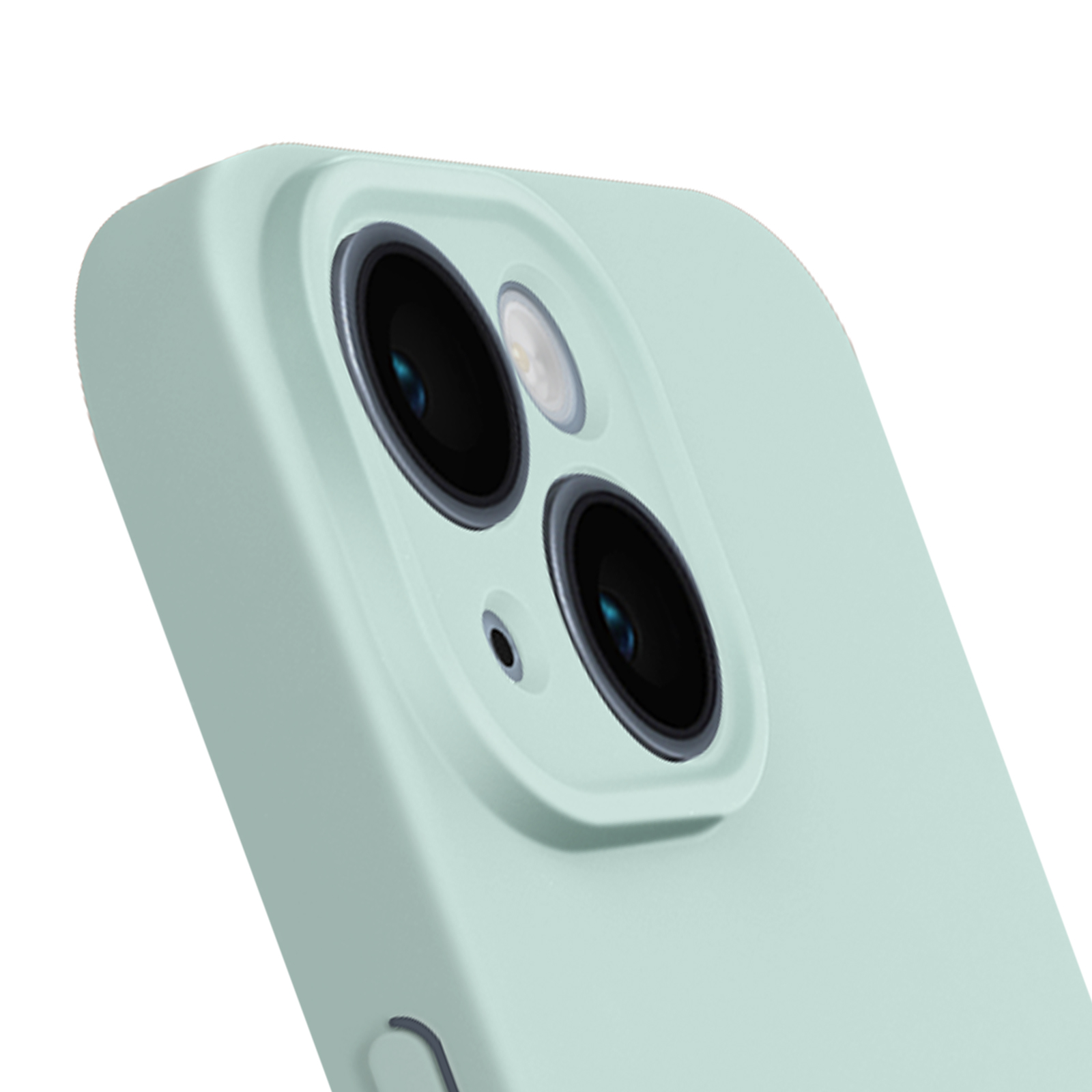 15, Backcover, Apple, iPhone Hellgrün mit Sweet Silikonhülle Series, AVIZAR Kamera geschützter