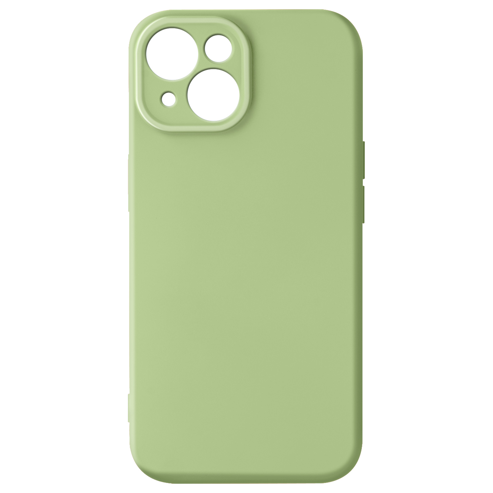 mit Zitronengrün Silikonhülle Sweet geschützter Apple, Backcover, Kamera iPhone AVIZAR 15 Plus, Series,