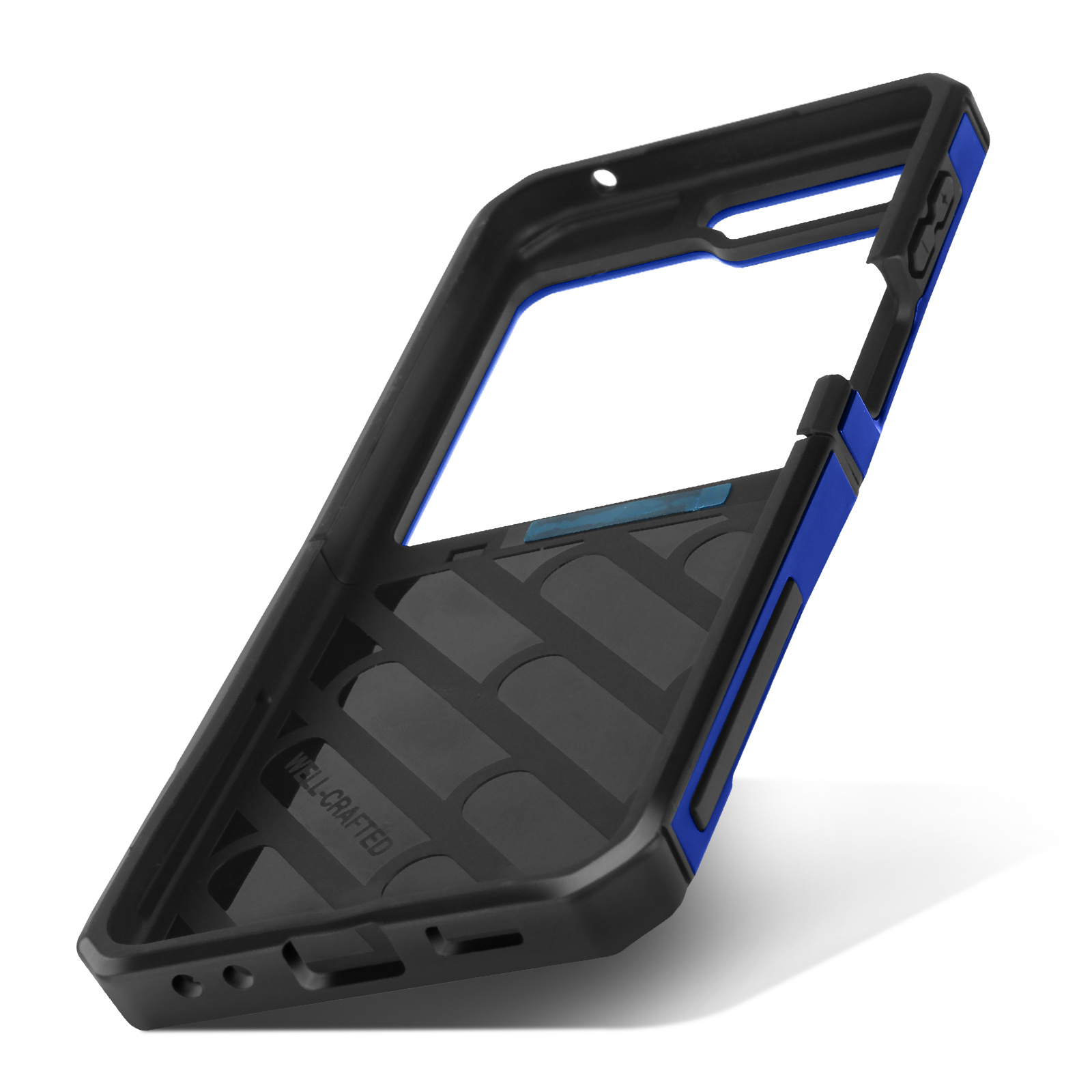 5, Flip Series, AVIZAR Defender Galaxy IV Z Backcover, Samsung, Blau