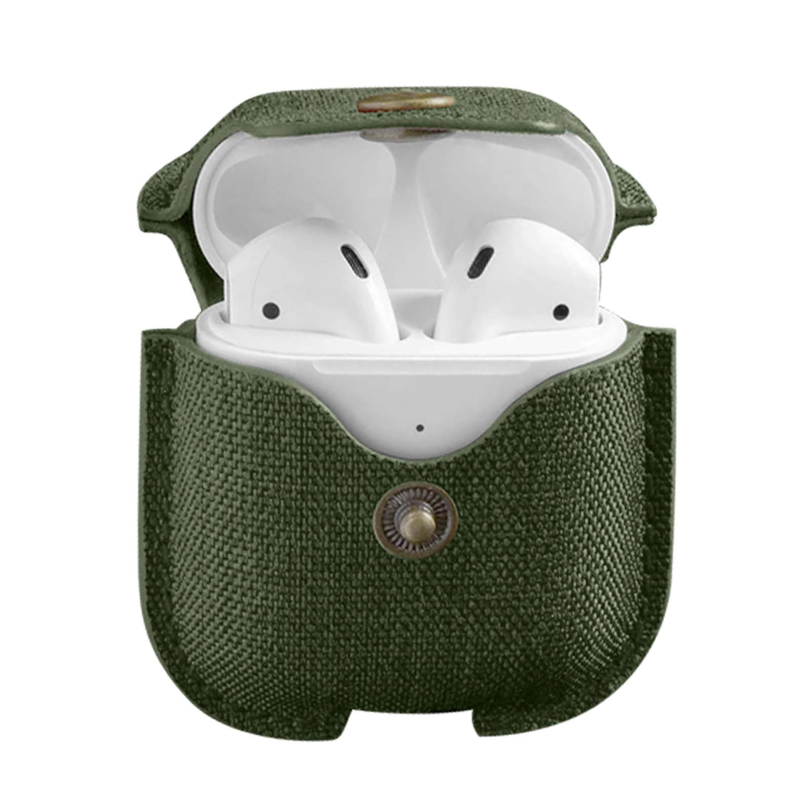 TWELVE SOUTH AirPods 2. & (1. AirSnap Generation), 1 Grün und Apple Full Apple, Cover, 2 Hülle, AirPods