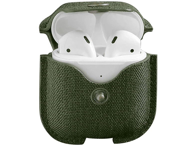TWELVE SOUTH AirPods 1 & 2 AirSnap Hülle, Full Cover, Apple, Apple AirPods (1. und 2. Generation), Grün
