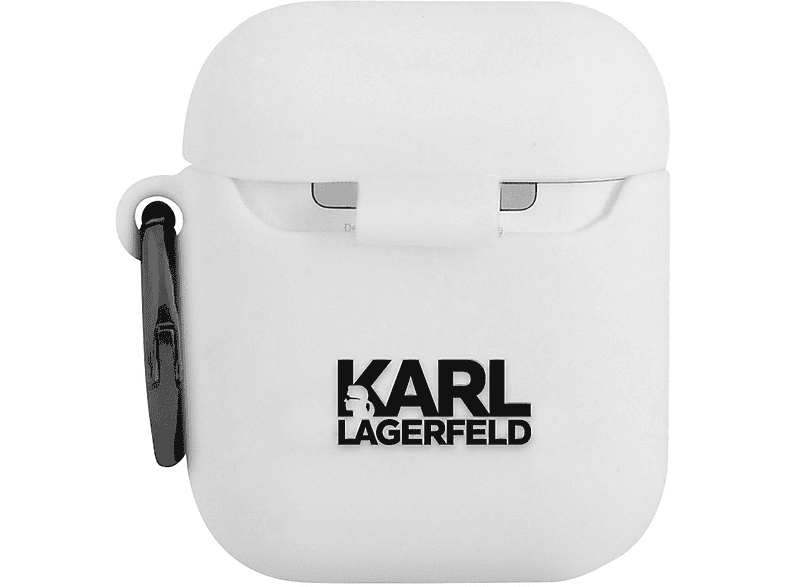 KARL LAGERFELD Karl, Reisekoffer, Apple, AirPods, Weiß