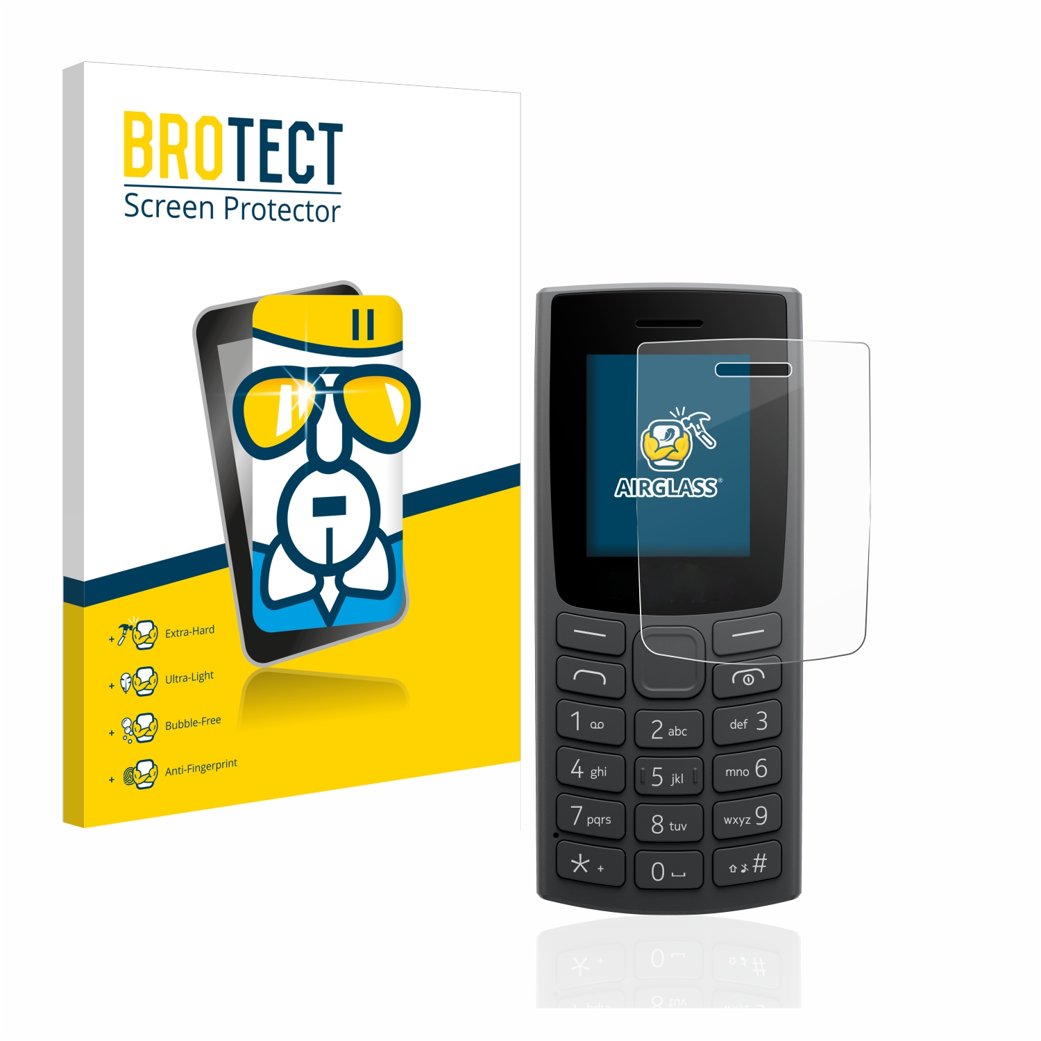 105 BROTECT klare Airglass (2023)) Nokia Schutzfolie(für