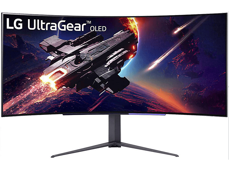 Monitor gaming - LG LG 45GR95QE-B 44,5" OLED WideQuadHD 240Hz G-SYNC Compatible/FreeSync Premium Curva Negro