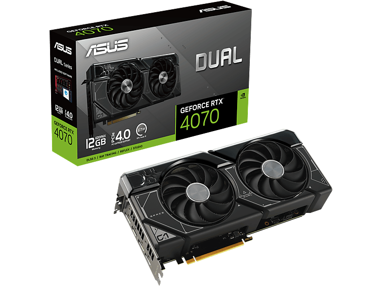 RTX Dual (NVIDIA, 4070 Grafikkarte) ASUS GeForce