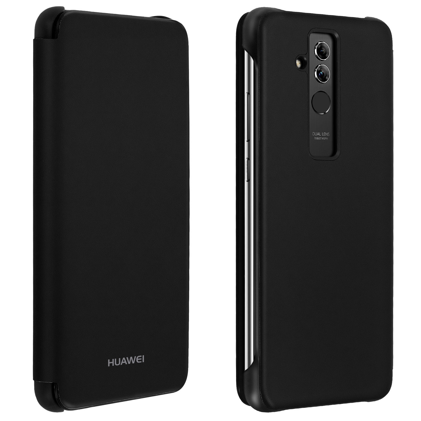 HUAWEI 51992567 MATE 20 LITE WALLET COVER BLACK, Bookcover, Huawei, Mate 20  lite, Schwarz