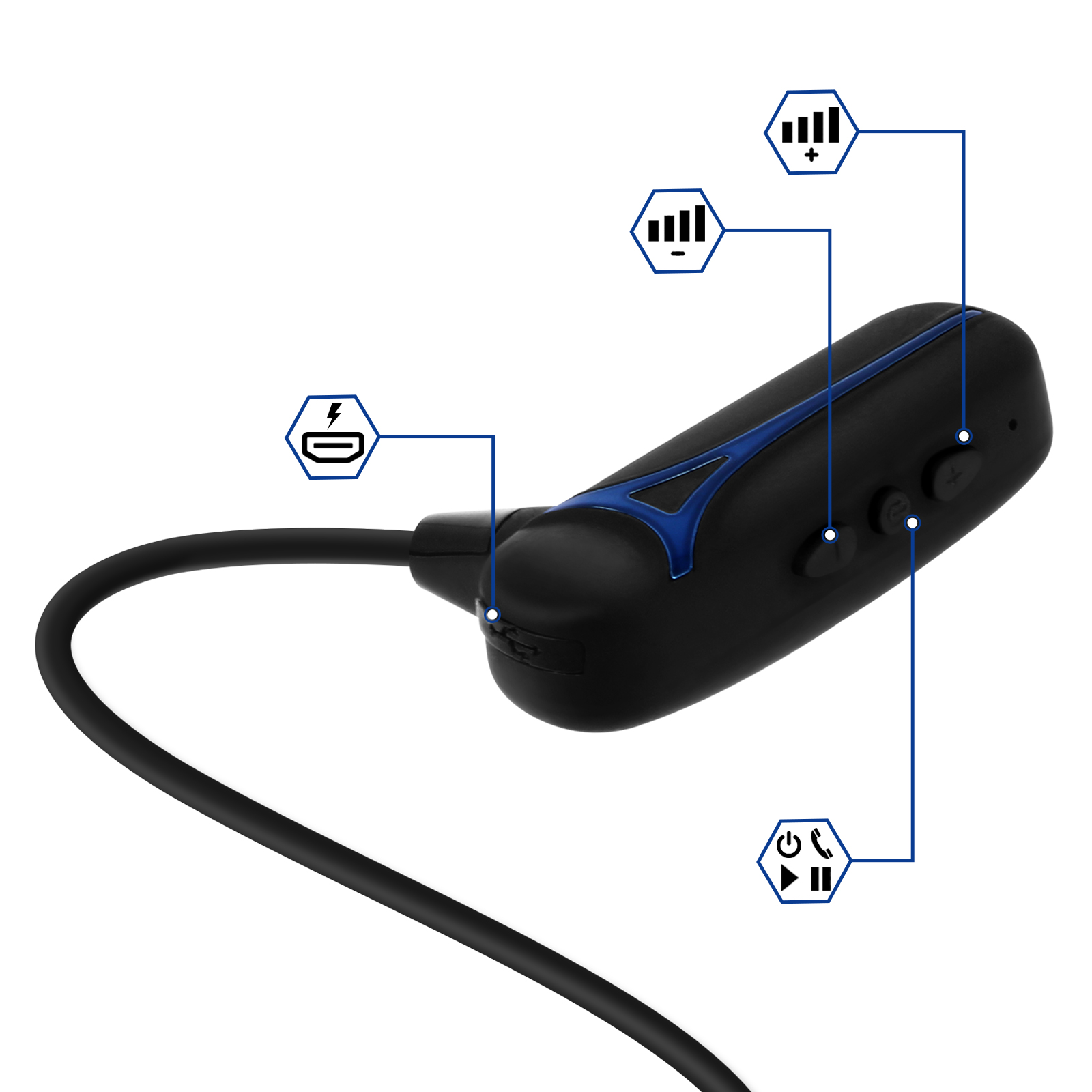 AVIZAR F1 Bluetooth Sport Kopfhörer Bluetooth Kopfhörer