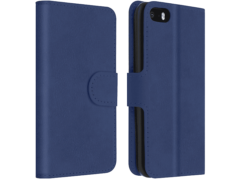AVIZAR Book iPhone 2016, Blau Series, SE Bookcover, Apple