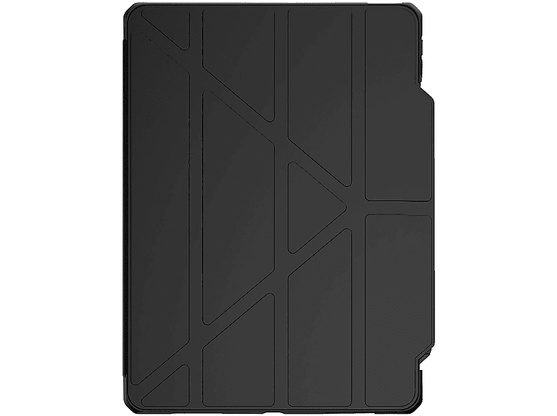 ITSKINS Hybrid Cover Airpocket + HEXOTEK Series Etui Bookcover für Samsung Polycarbonat, Schwarz
