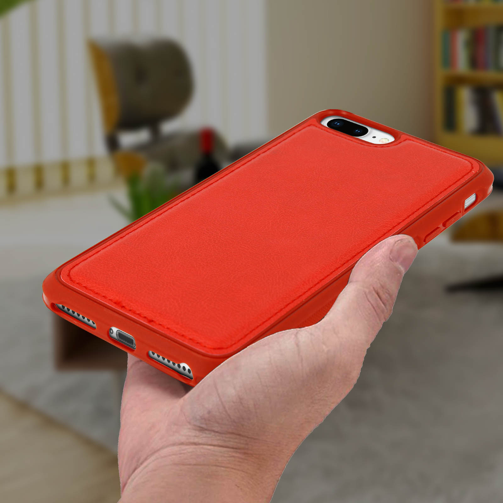 8 Rot iPhone Bookcover, Kartera Plus, Series, AVIZAR Apple,