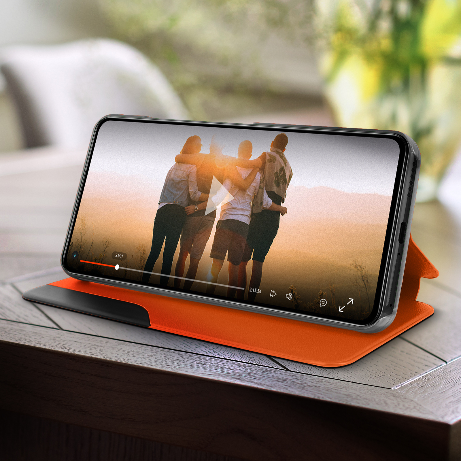 5G AVIZAR NE, 11 Series, Lite Bookcover, Window Xiaomi, View Orange