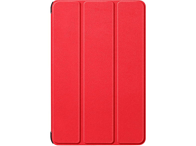 AVIZAR Trifold Series Series Klappetuis Bookcover für Samsung Kunstleder und Silikongel, Rot