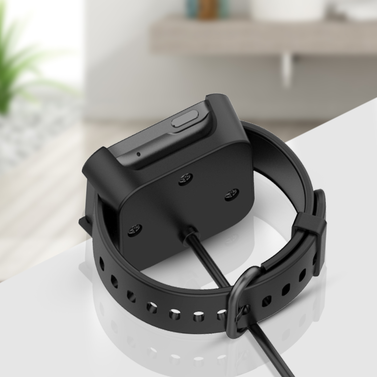 AVIZAR Magnetic Kabel Ladegerät für Smartwatch Xiaomi, Schwarz