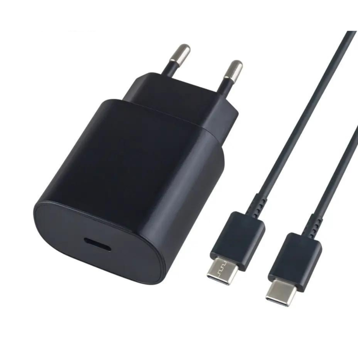 TRMK Ladegerät 25W USB S23, Universal, Schnellladegerät S21,USB schwarz C Galaxy Samsung, Samsung,Schwarz Ladegerät C S22, Samsung Ladekabel