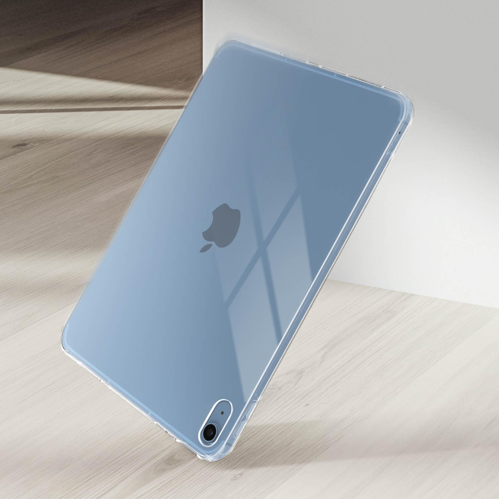 AVIZAR 360° Schutz-Set Series Schutz-Sets für und Glas, Transparent Gehärtetes Backcover Silikongel Apple