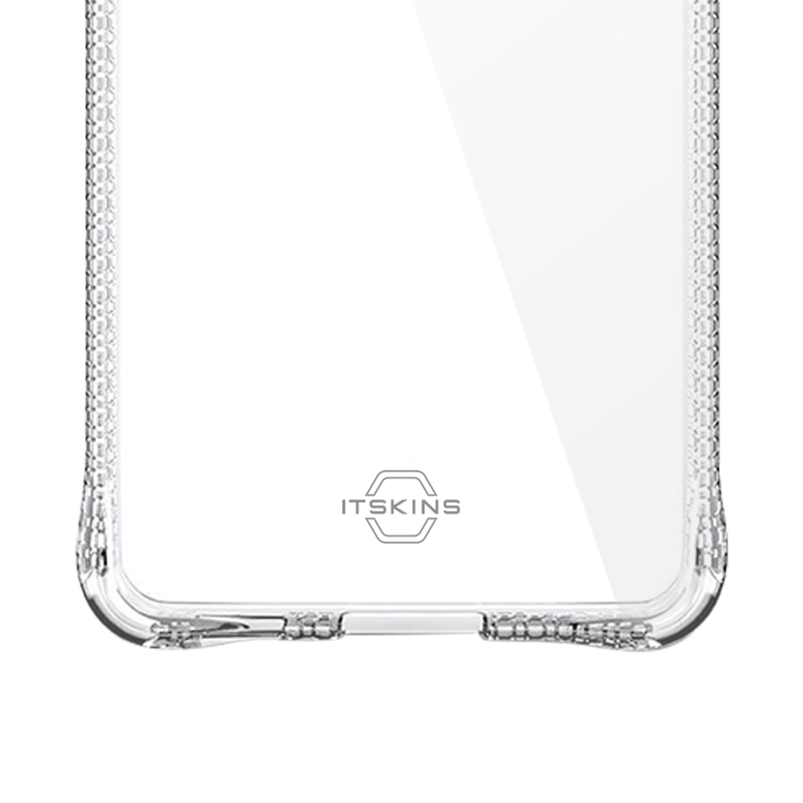 ITSKINS Verstärkte Handyhülle aus Series, Silikon S21 Plus, Transparent Galaxy Backcover, Samsung