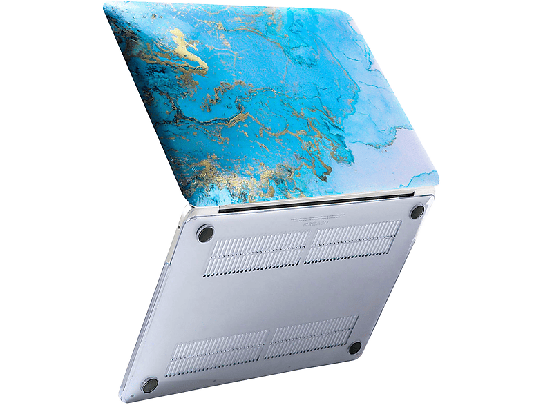 AVIZAR Marmor Series Schutzhüllen Backcover für Apple Polycarbonat, Blau