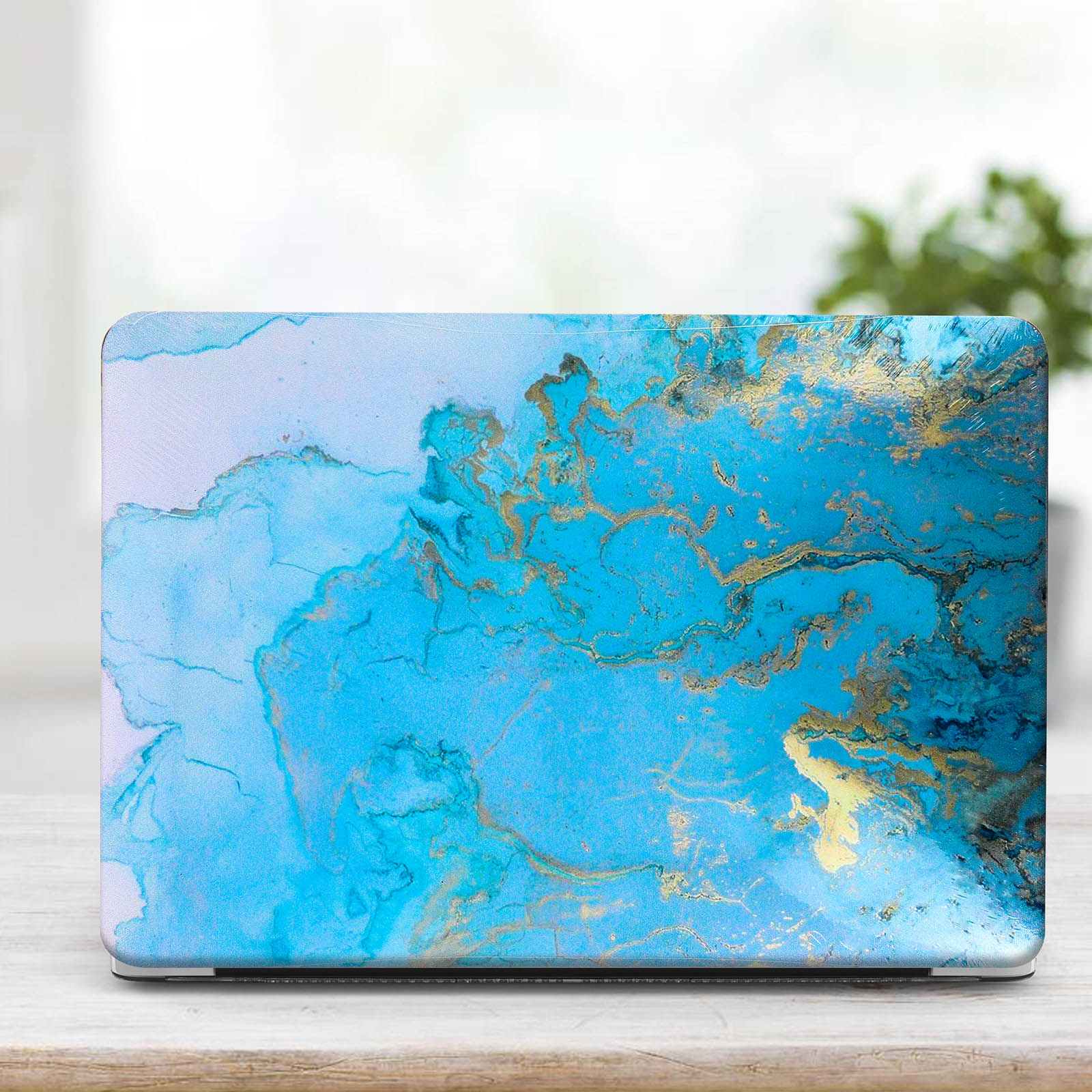 Blau Backcover für Apple Polycarbonat, Schutzhüllen Marmor Series AVIZAR