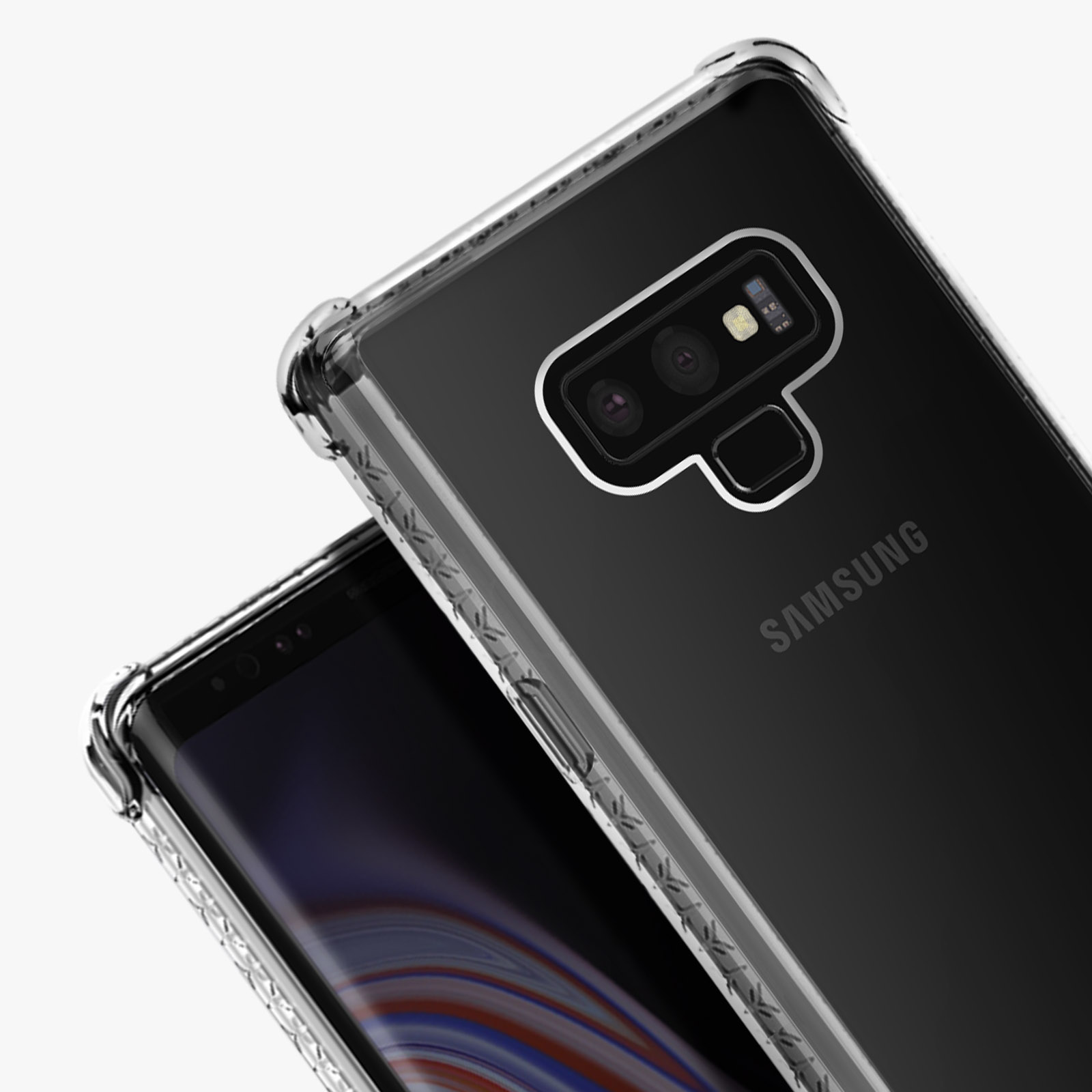 FORCE CASE Air Handyhülle Series, Galaxy Transparent Samsung, Backcover, Note 9
