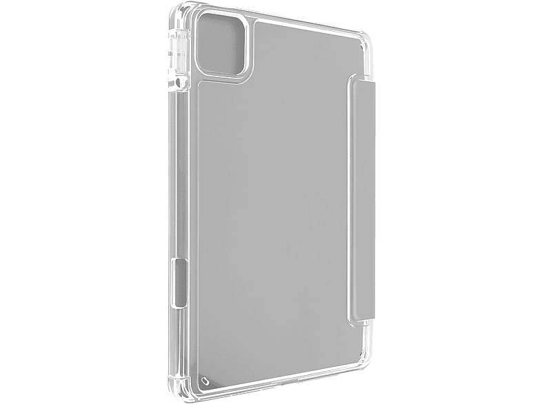 AVIZAR Trifold Kunstleder Bookcover Silber Klappetuis und für Xiaomi Silikongel, Series