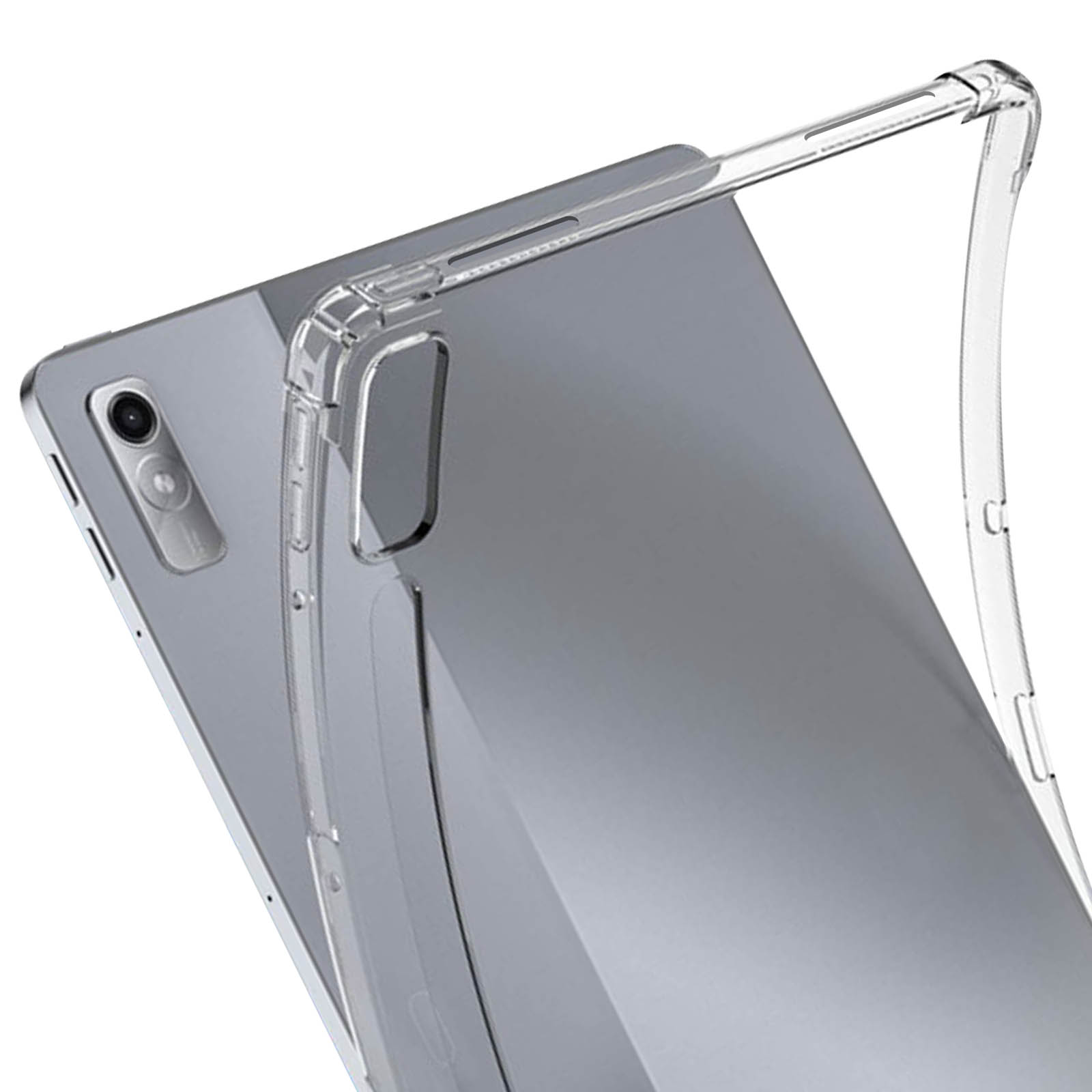 AVIZAR Premium Schutz-Set: Hülle + Lenovo Gehärtetes Schutz-Sets Glas, Series Folie Transparent für Silikongel und Backcover