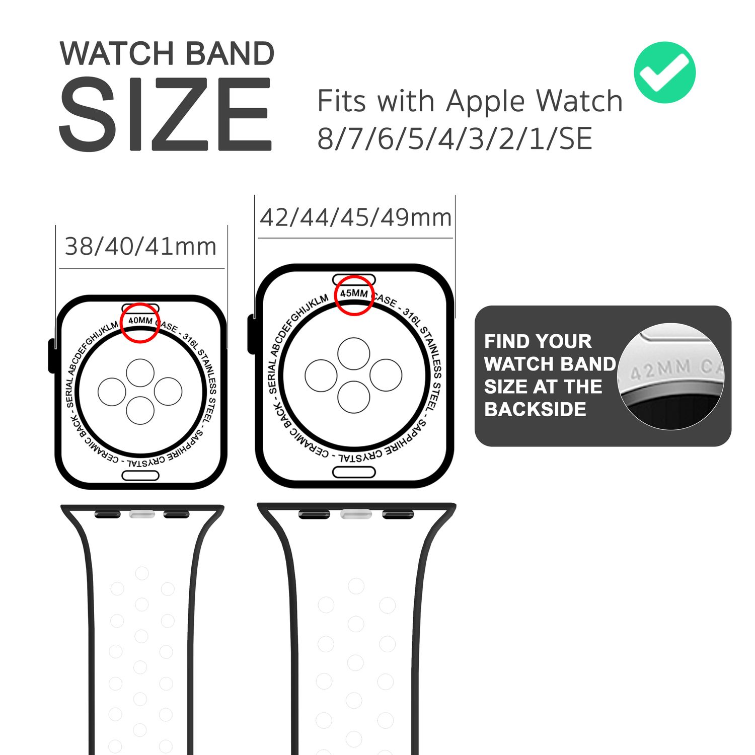 Schwarz 42mm/44mm/45mm/49mm, Apple, Armband, Smart-Watch Silikon NALIA Apple Ersatzarmband, Airflow Weiß Watch