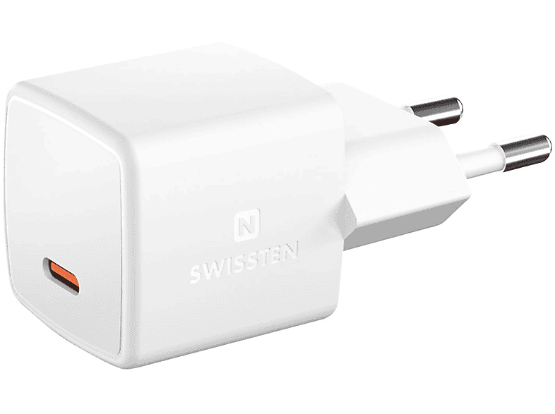 SWISSTEN GaN Weiß Power Delivery Netzteile 33W Universal