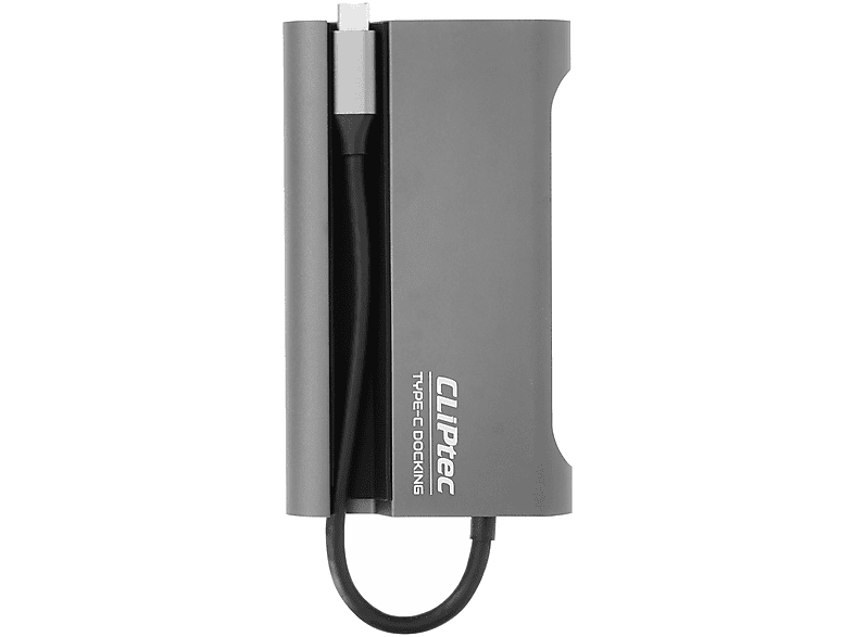 AVIZAR HUB USB-C Ständerfunktion Universal, USB-Hub Grau +