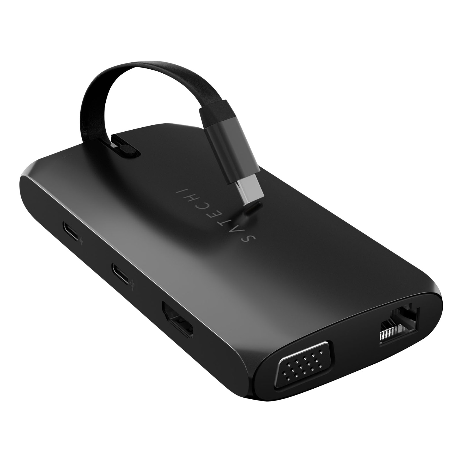 ST-UCMBAK USB-Hub SATECHI Schwarz Universal,