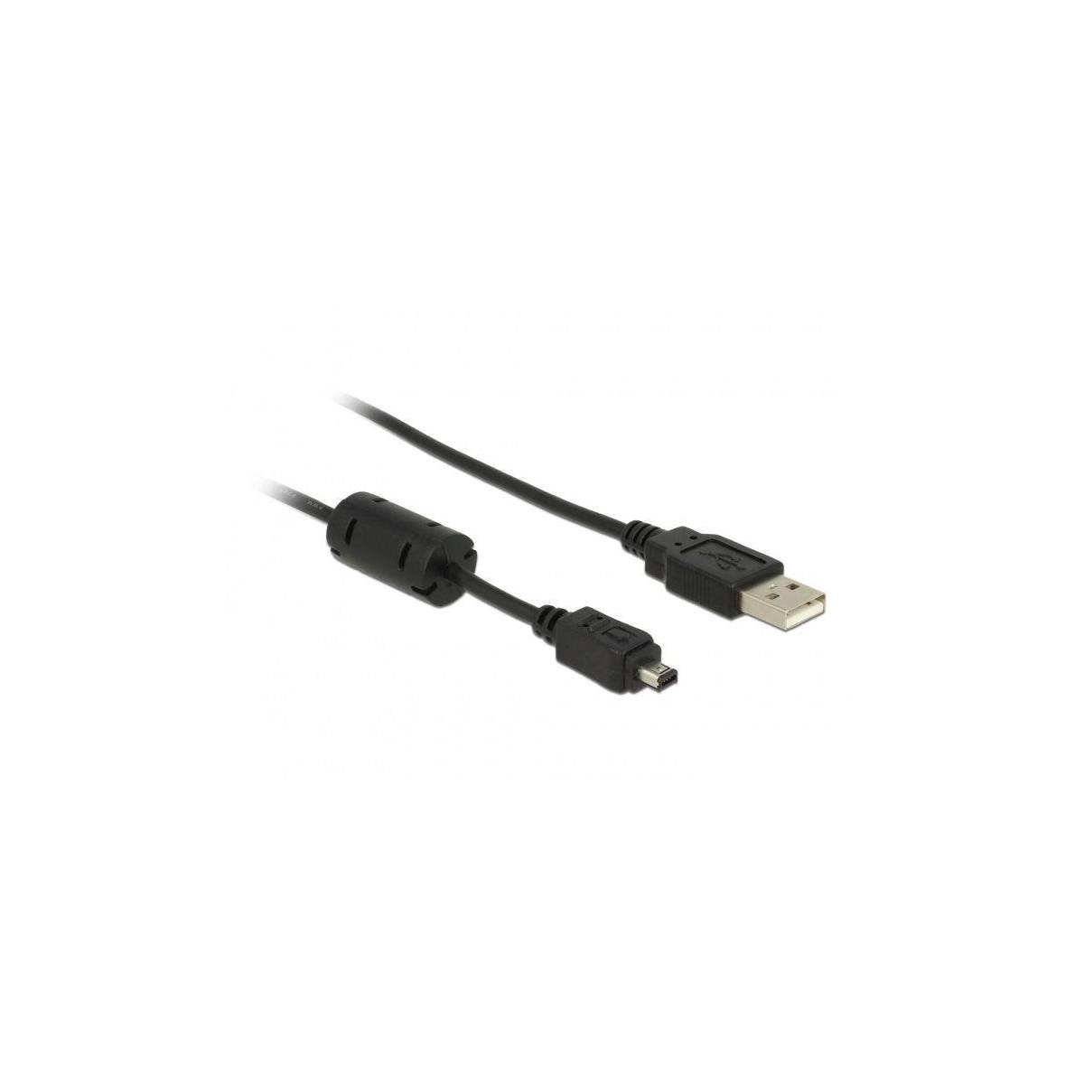 DELOCK 82208 USB Schwarz Kabel